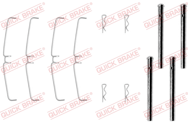 Accessory Kit, disc brake pad (109-0907)