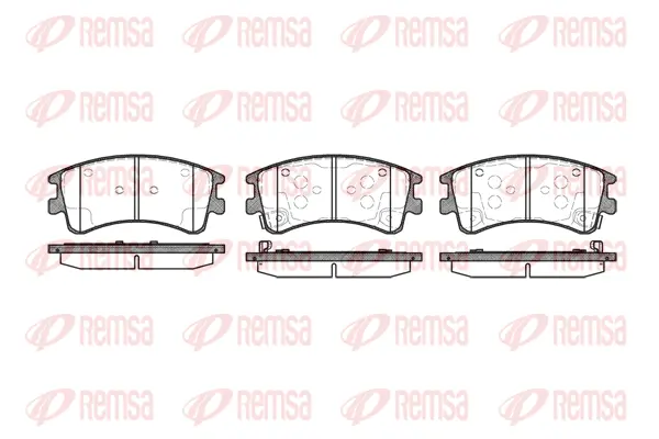 Brake Pad Set, disc brake (0970 02)