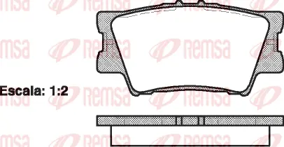 Brake Pad Set, disc brake (1231 00)