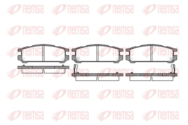 Brake Pad Set, disc brake (0342 02)