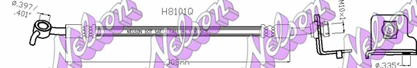 Brake Hose (H8101Q)