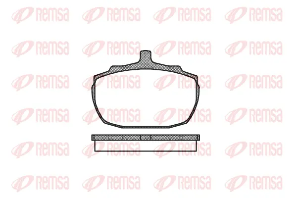 Brake Pad Set, disc brake (0057 00)