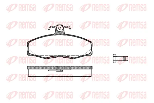 Brake Pad Set, disc brake (0154 00)