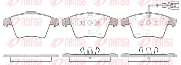 Brake Pad Set, disc brake (1045 11)