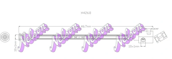 Brake Hose (H4268)