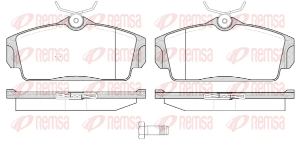 Brake Pad Set, disc brake (0704 10)