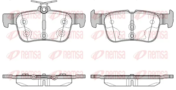 Brake Pad Set, disc brake (1551 00)