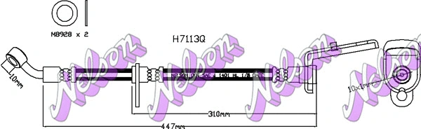 Brake Hose (H7113Q)