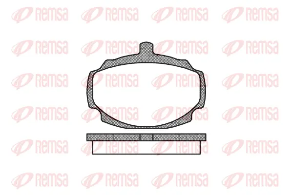 Brake Pad Set, disc brake (0049 00)