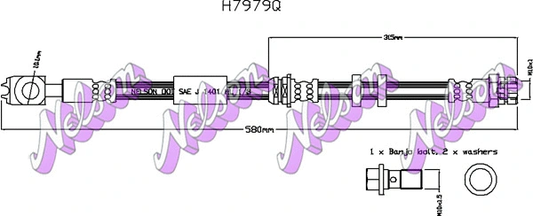 Brake Hose (H7979Q)