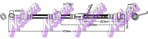 Brake Hose (H7361)