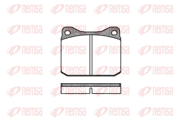 Brake Pad Set, disc brake (0010 00)