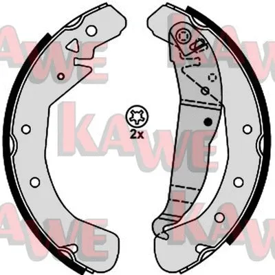 Brake Shoe Set (08210)