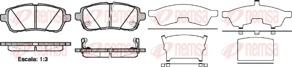 Brake Pad Set, disc brake (1281 02)