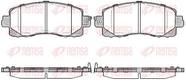 Brake Pad Set, disc brake (1741 04)