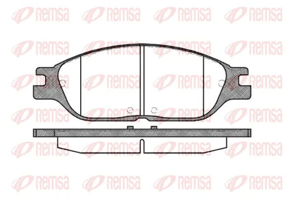 Brake Pad Set, disc brake (0738 00)