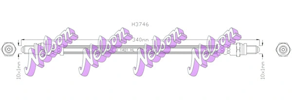 Brake Hose (H3746)