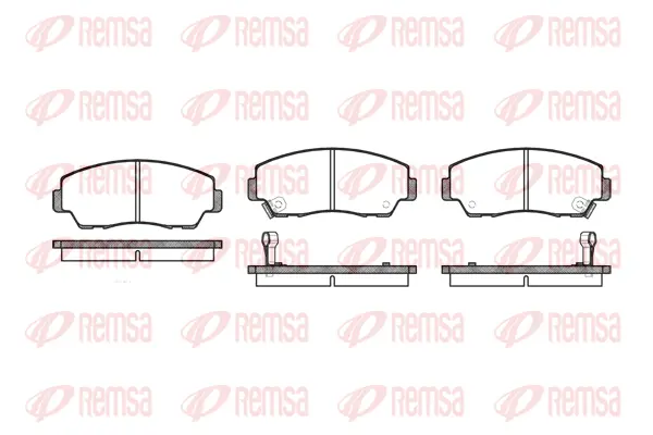 Brake Pad Set, disc brake (0218 02)