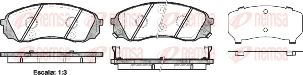 Brake Pad Set, disc brake (1291 02)