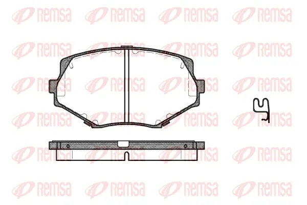 Brake Pad Set, disc brake (0478 02)
