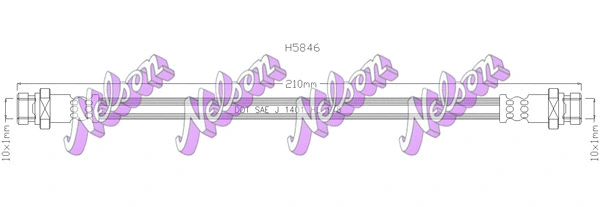 Brake Hose (H5846)