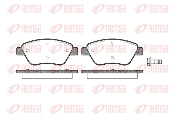 Brake Pad Set, disc brake (0858 10)