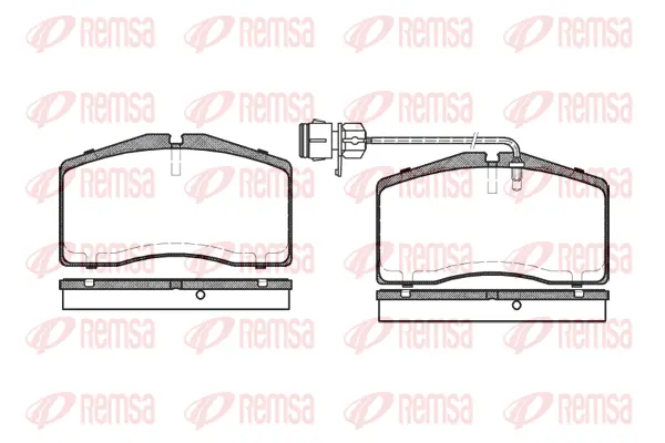Brake Pad Set, disc brake (0448 12)