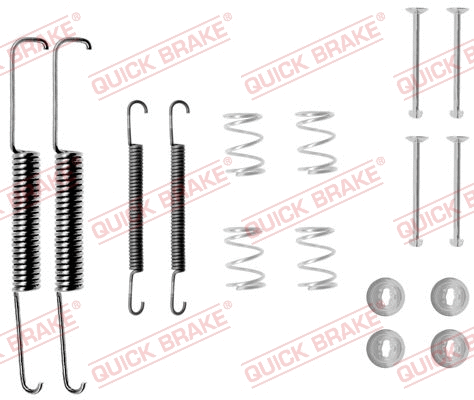 Accessory Kit, brake shoes (105-0510)