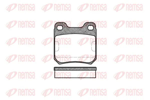 Brake Pad Set, disc brake (0239 00)