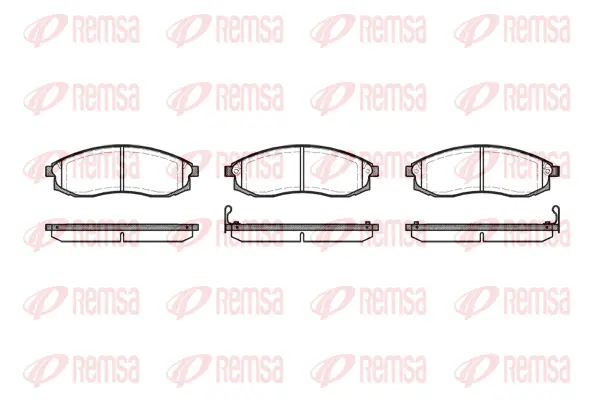 Brake Pad Set, disc brake (0598 02)