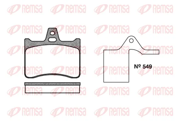 Brake Pad Set, disc brake (0088 10)