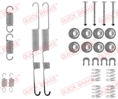 Accessory Kit, brake shoes (105-0643)