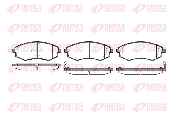 Brake Pad Set, disc brake (0318 32)