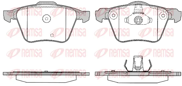 Brake Pad Set, disc brake (1043 10)