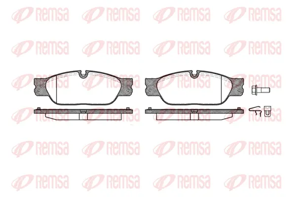 Brake Pad Set, disc brake (0731 20)