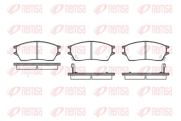 Brake Pad Set, disc brake (0243 02)