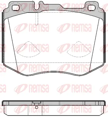 Brake Pad Set, disc brake (1604 00)