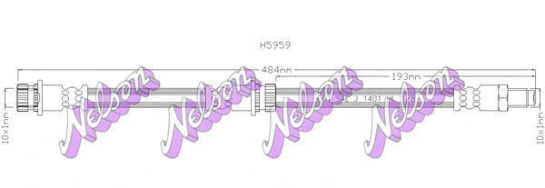 Brake Hose (H5959)