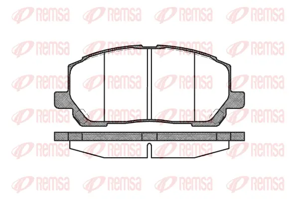 Brake Pad Set, disc brake (0855 00)