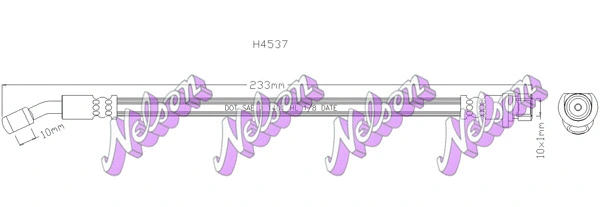 Brake Hose (H4537)