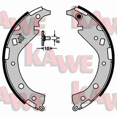 Brake Shoe Set (09170)