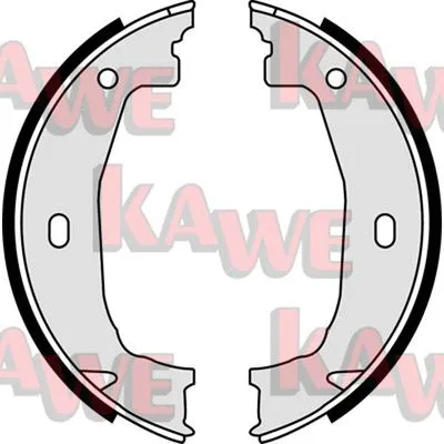 Brake Shoe Set, parking brake (08100)