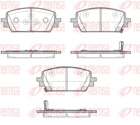 Brake Pad Set, disc brake (1943 02)