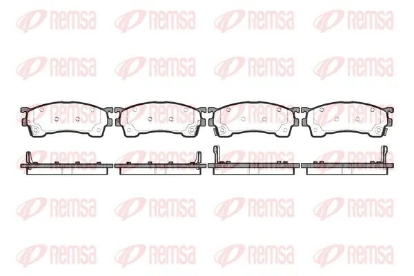 Brake Pad Set, disc brake (0415 04)
