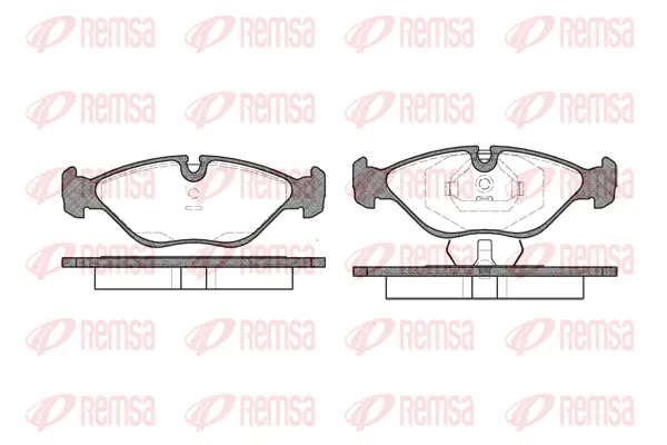 Brake Pad Set, disc brake (0319 00)