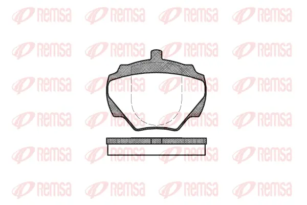 Brake Pad Set, disc brake (0222 00)