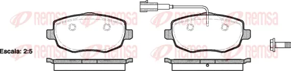Brake Pad Set, disc brake (1099 01)