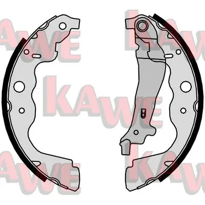 Brake Shoe Set (09890)