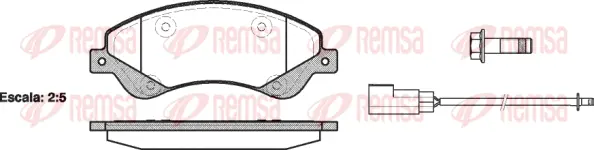 Brake Pad Set, disc brake (1251 02)