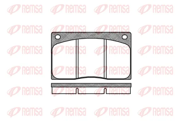 Brake Pad Set, disc brake (0044 00)
